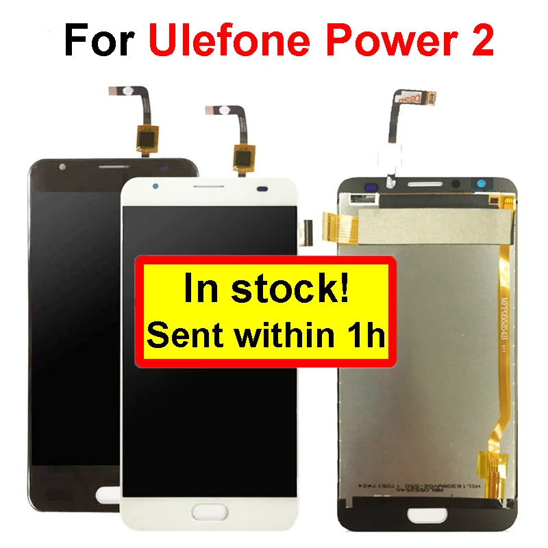 Android 7 0 для Ulefone Power 2 ЖК дисплей и кодирующий преобразователь сенсорного экрана в