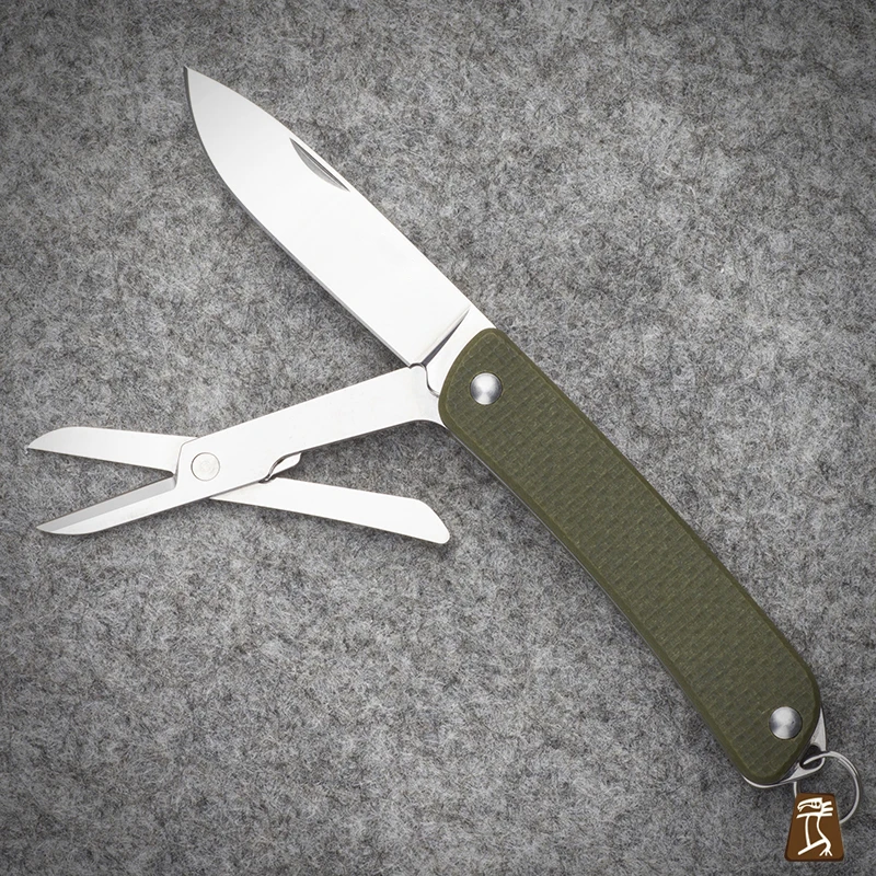 Mack Walker SRM WA622 EDC карманный складной нож с ножницами для наружного кемпинга охоты аварийного выживания