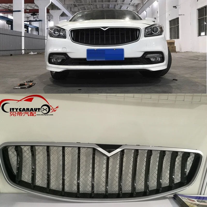 

CITYCARAUTO TOP QUALITY FRONT RACING GRILL GRILLE CAR STYLING FRONT COVER GRILLS FIT FOR K4 SEDAN 2012-2017 CAR WITH FREE SHIP