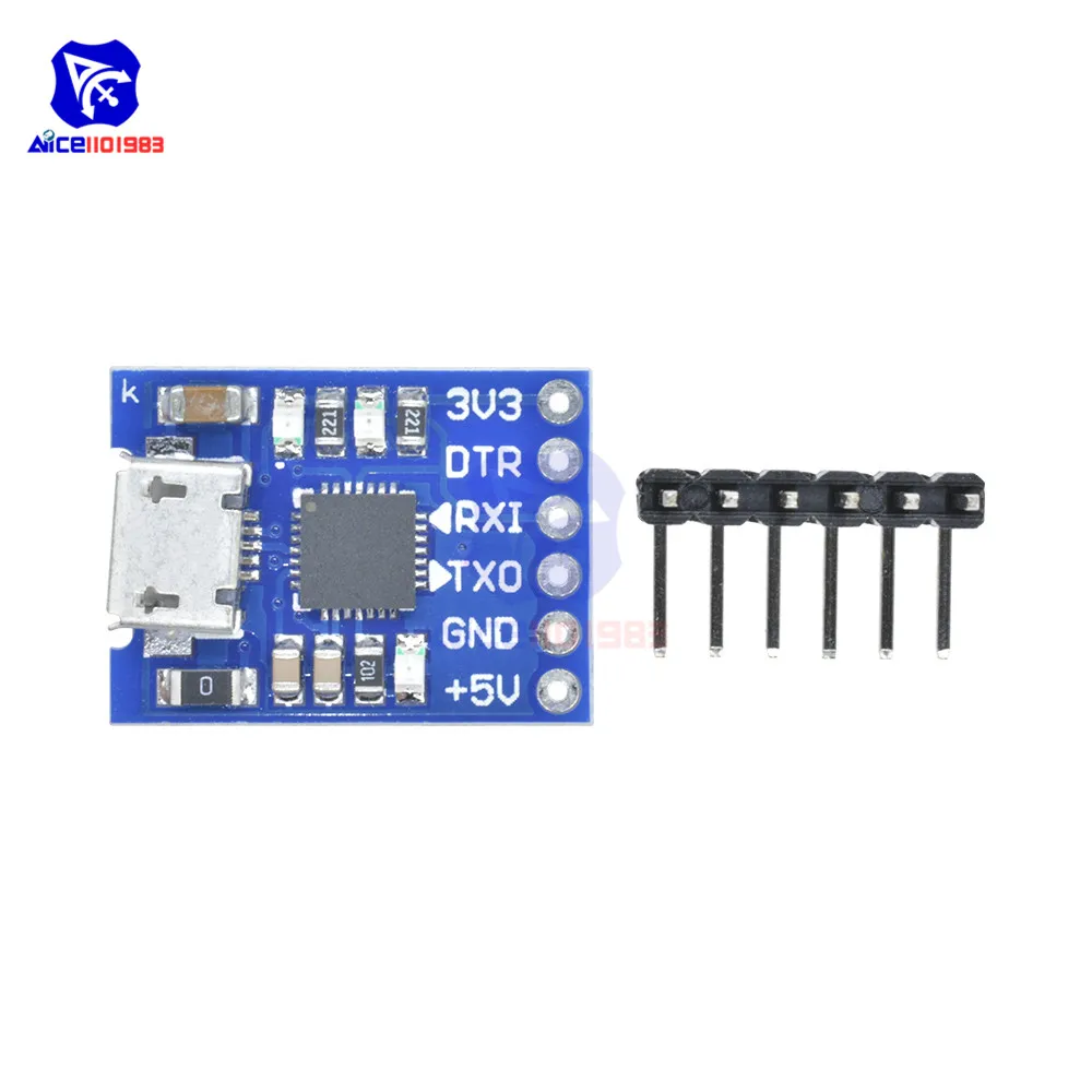 Модуль адаптера diymore Micro USB CP2102 2 0 в UART TTL 6 контактный последовательный