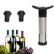 Вакуумный воздушный насос для хранения вина, пробки для бутылки вина, прочная конструкция из нержавеющей стали, герметичное уплотнение, легкое