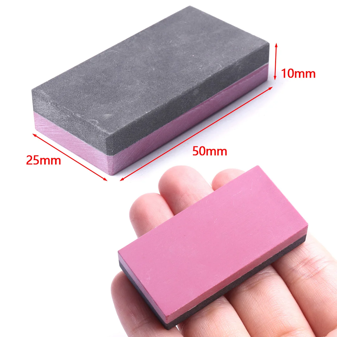 1pc Knife Sharpener Stone Dual Side Whetstone Kitchen