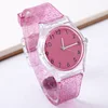 UTHAI CQ25 kids watch children quartz watches wristwatch jelly for girl a boy clocks sport baby student Transparent plastic ► Photo 3/6