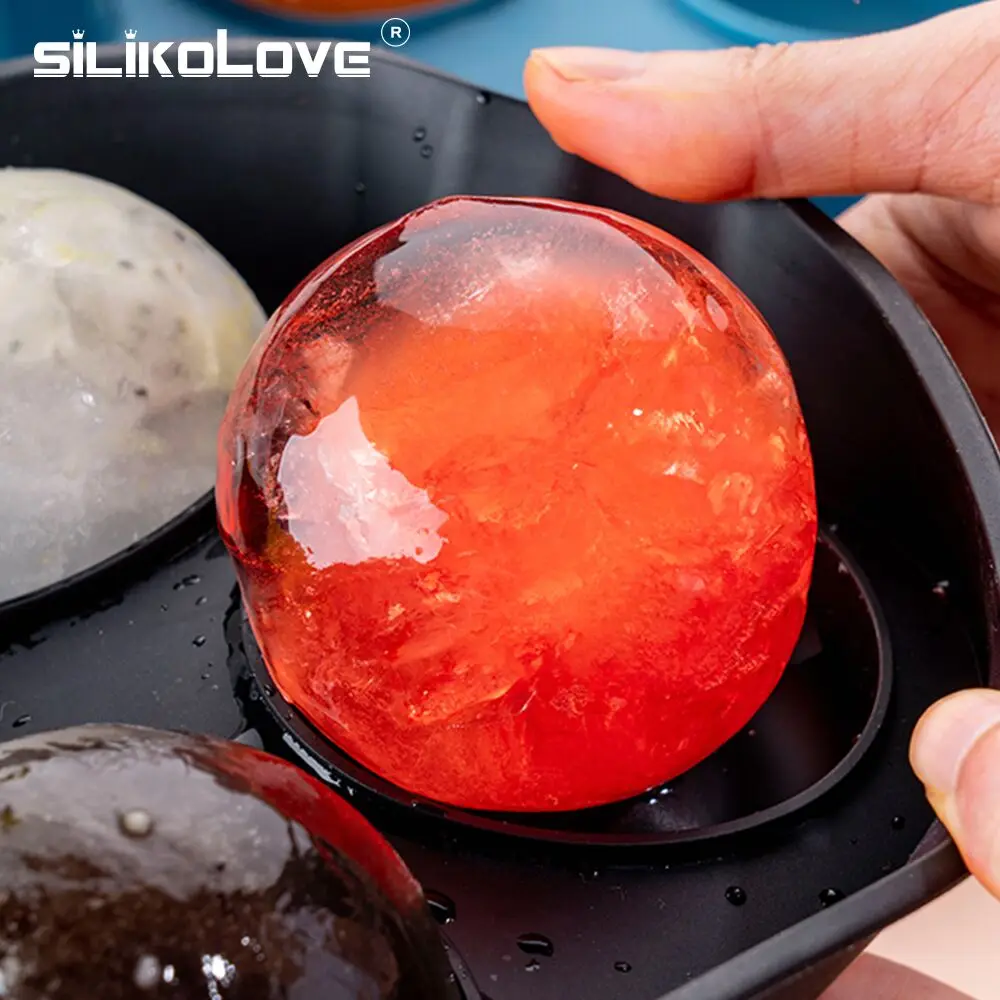 SILIKOLOVE 3d круглая силиконовая форма для виски аксессуары шариков льда бара