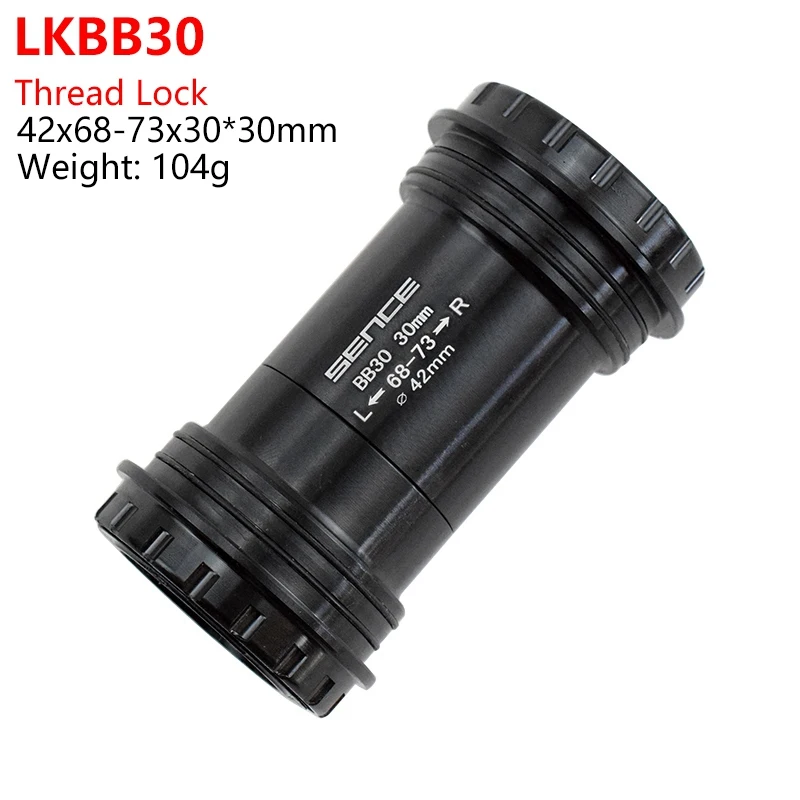 LKBB30 42x30mm BB30 PF30 BB386 BSA 30 24 22 мм Нижний Кронштейн велосипед BB запчасти, подшипник 68 73 мм центральная ось дорога MTB набор игрушек для SHIMANO SRAM - Цвет: LKBB30 42x30mm