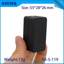 10 шт. 55*28*26 abs черный цвет пластиковые силиконовые подставки usb электронный корпус драйвер регистратор корпус