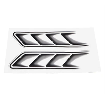 

Protect Stickers Decor Car Replace Decals Decoration 2pcs Air Flow Fender