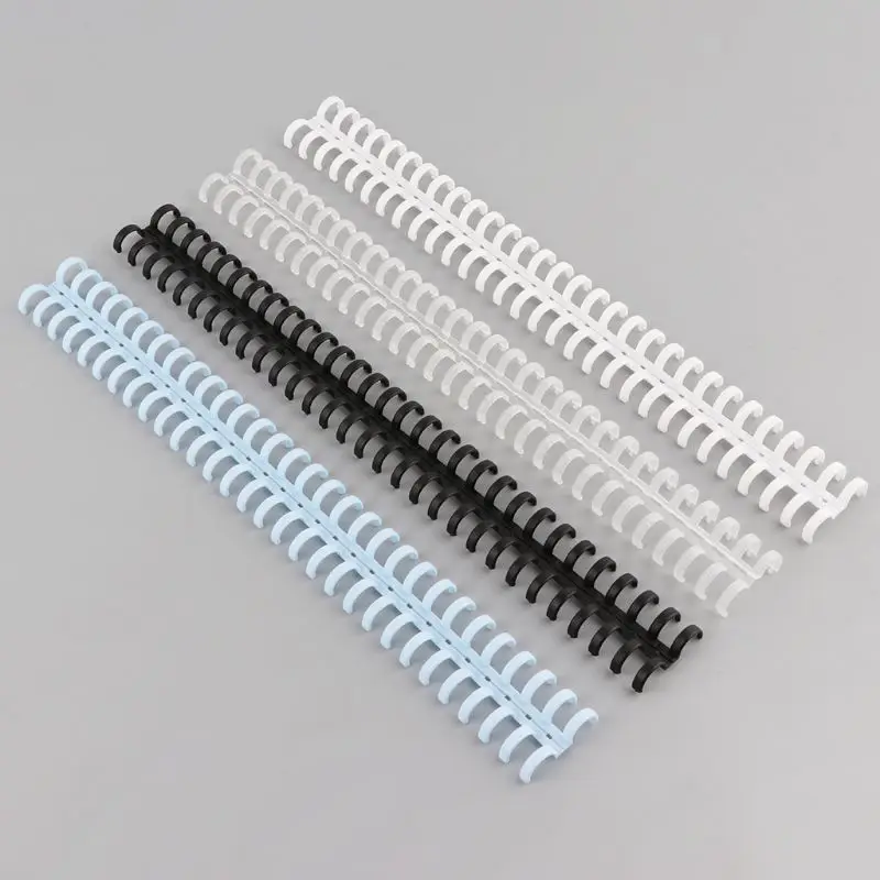 

30 Holes Circles Ring Loose-leaf Paper Book Scrapbook Album Binding Plastic Binder Spiral A4 Notebook Supplies X6HB