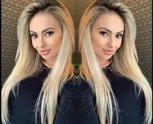 Extensiones de cabello humano liso de una pieza, línea de pescado Invisible, Halo, diadema, cable secreto oculto Natural, Remy