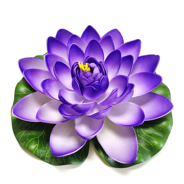 Artificial Plastic Flowers Fake Bouquet For Wedding Decoration Fish Tank Floating Water Lily Lotus Fake Bouquet Flower Fakeartificial Plastic Flowers Aliexpress