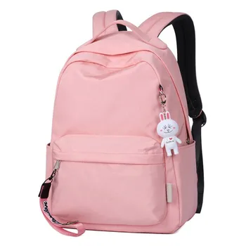 

New Oxford Light High Capacity Fashion Bag Female students outdoor travel backpack clean bag waterproof solid color backpack