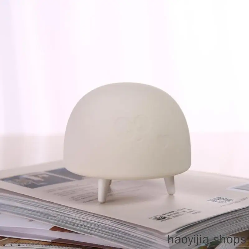 USB зарядный силиконовый Ночной светильник, модный светодиодный мультяшный ночной Светильник