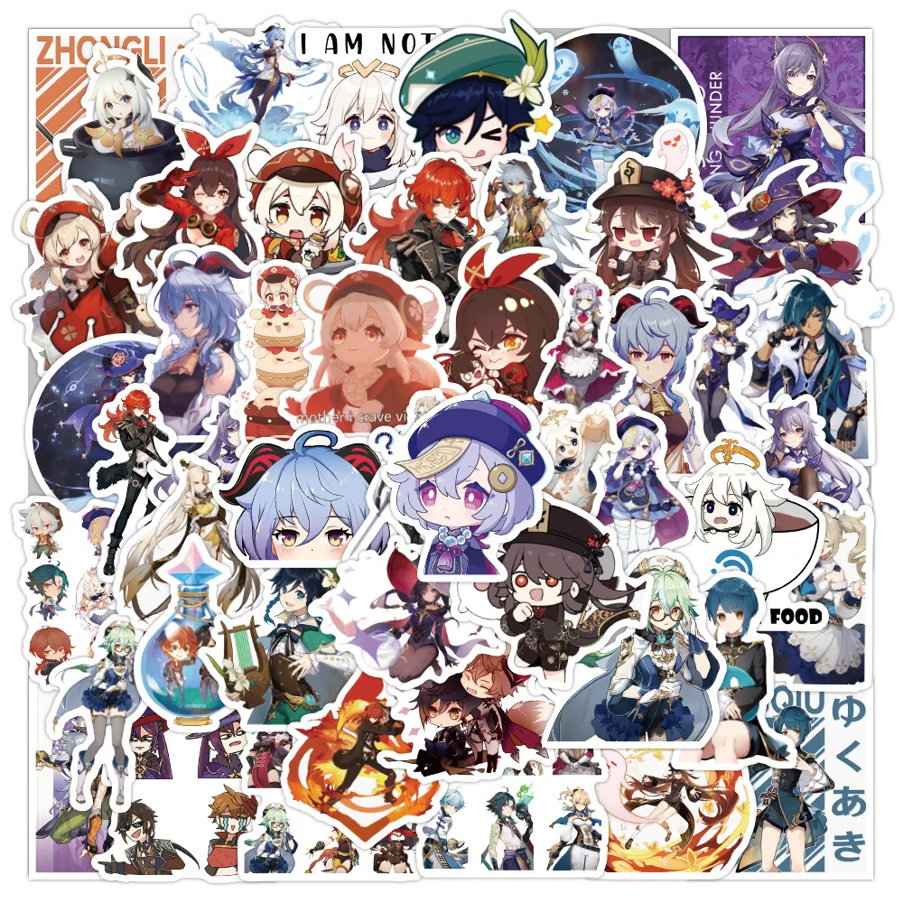 10/30/50Pcs Originale Dio Gioco Personalizzato Decorazione Graffiti Adesivo Impermeabile Notebook Frigorifero Acqua Cuphelmetwholesale