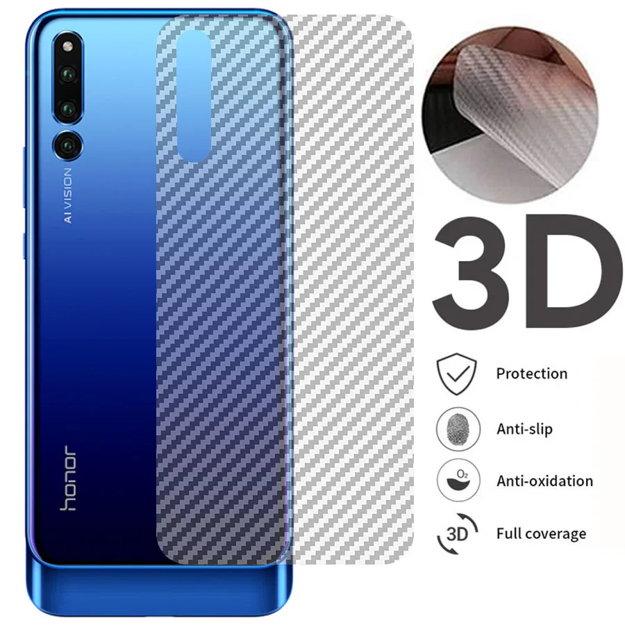 5 шт. защитная пленка на заднюю панель с полным покрытием для Huawei Y9 2019 Y7 Prime Y6 3D