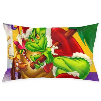 

How The Grinch Stole Christmas1996 Fashionable pillowcase and rectangular decorative pillowcase 20 "x30"