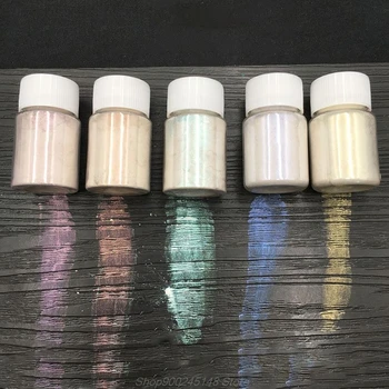 

20ml 5pcs/set DIY Crafts Jewelry Making Pearlescent Powder Crystal Epoxy Pigment Filling Glitt Jy14 20 Dropship