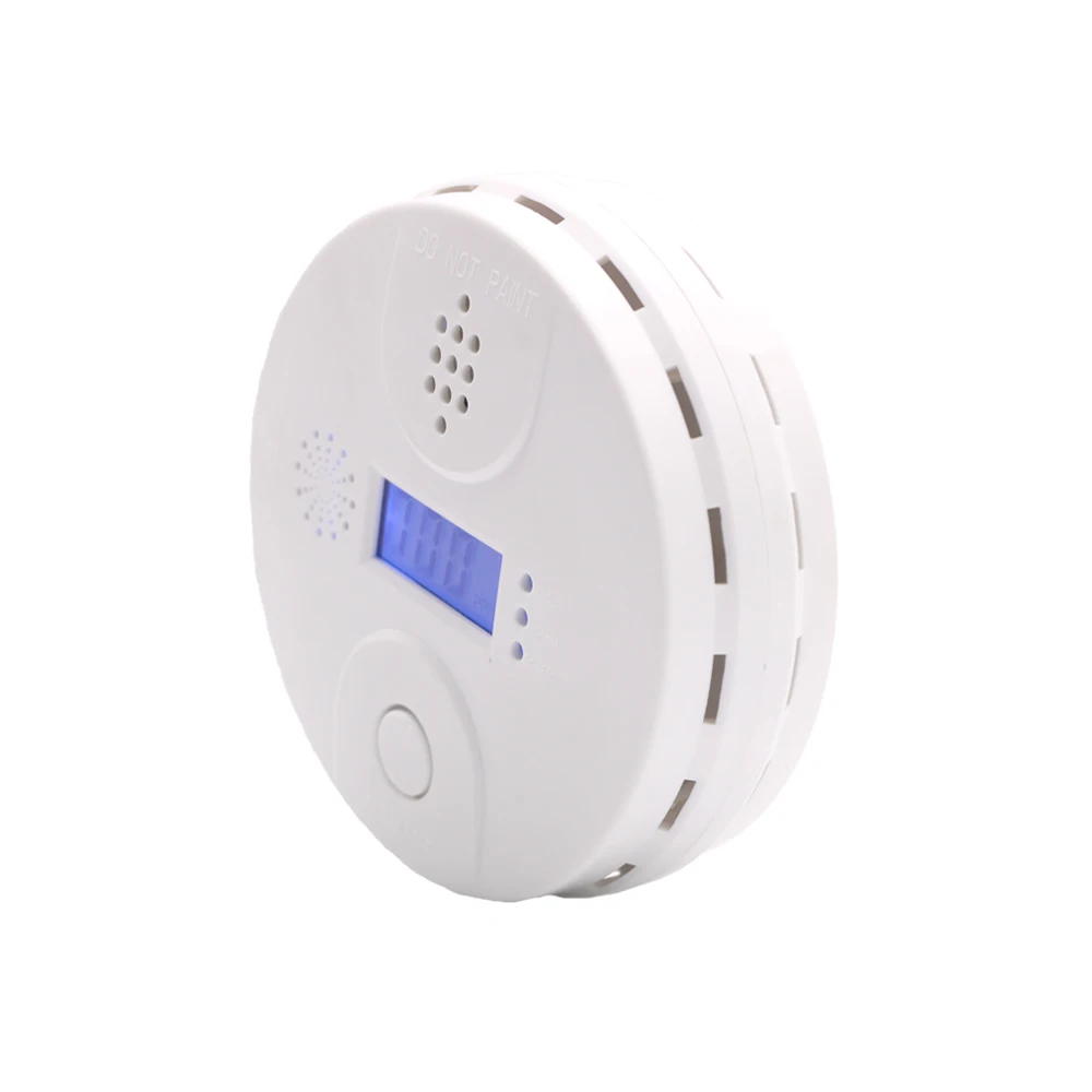 Sensor de CO Gas fotoeléctrico LCD de alta sensibilidad, Detector de envenenamiento por monóxido de carbono, 85dB