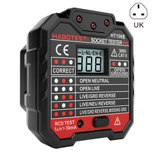 Розетка тестер цепи полярности напряжения стены вилка выключатель Finder с RCD/GFCI MYDING