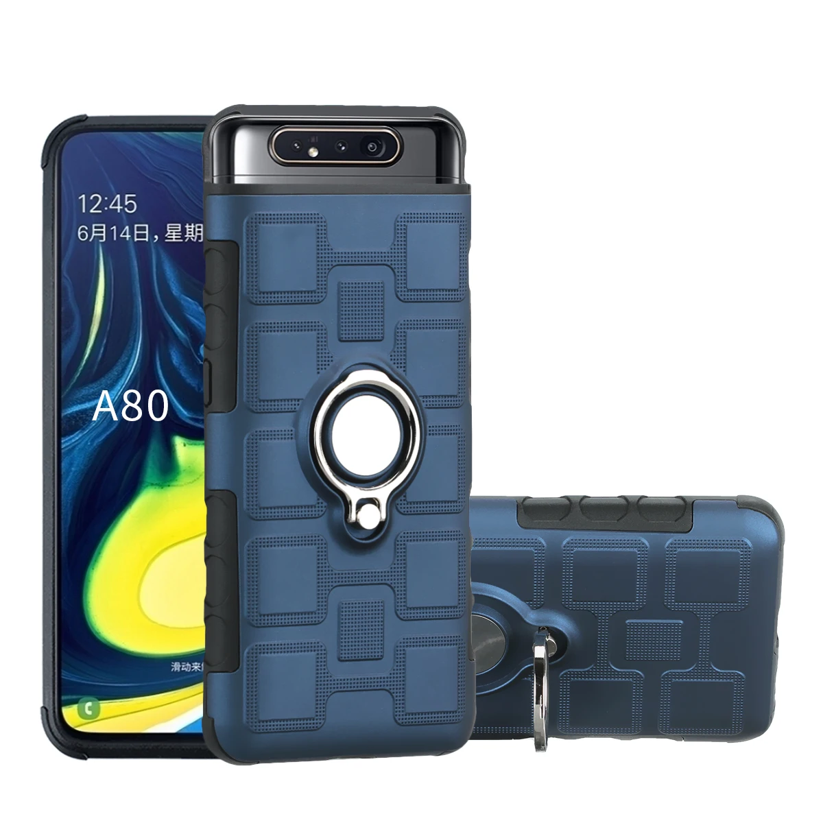 Для samsung A80 чехол для samsung Galaxy A90 A80 A70 A60 A50 A40 A30 A20 A10 M40 магнитный автомобильный держатель кольцо противоударный чехол