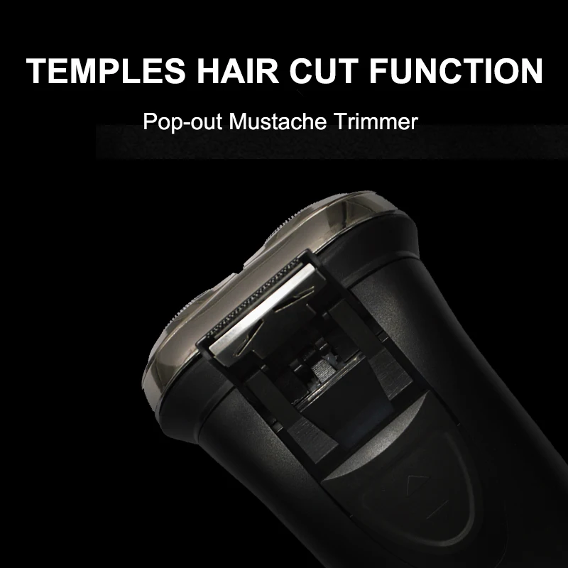 Billig 3D Elektrische Rasierer Razor Männer Waschbar USB Aufladbare Smart Control Rasieren Bart Maschine Wasserdichte Locking Schutz