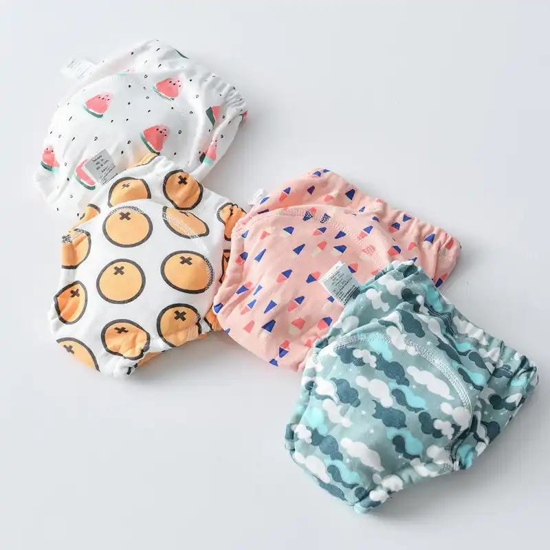 1pcs Baby Reusable Diapers Cotton Baby Training Pants Panties Washable Cloth Nappies Infants Children Underwear Nappy Cloth Diaper Aliexpress