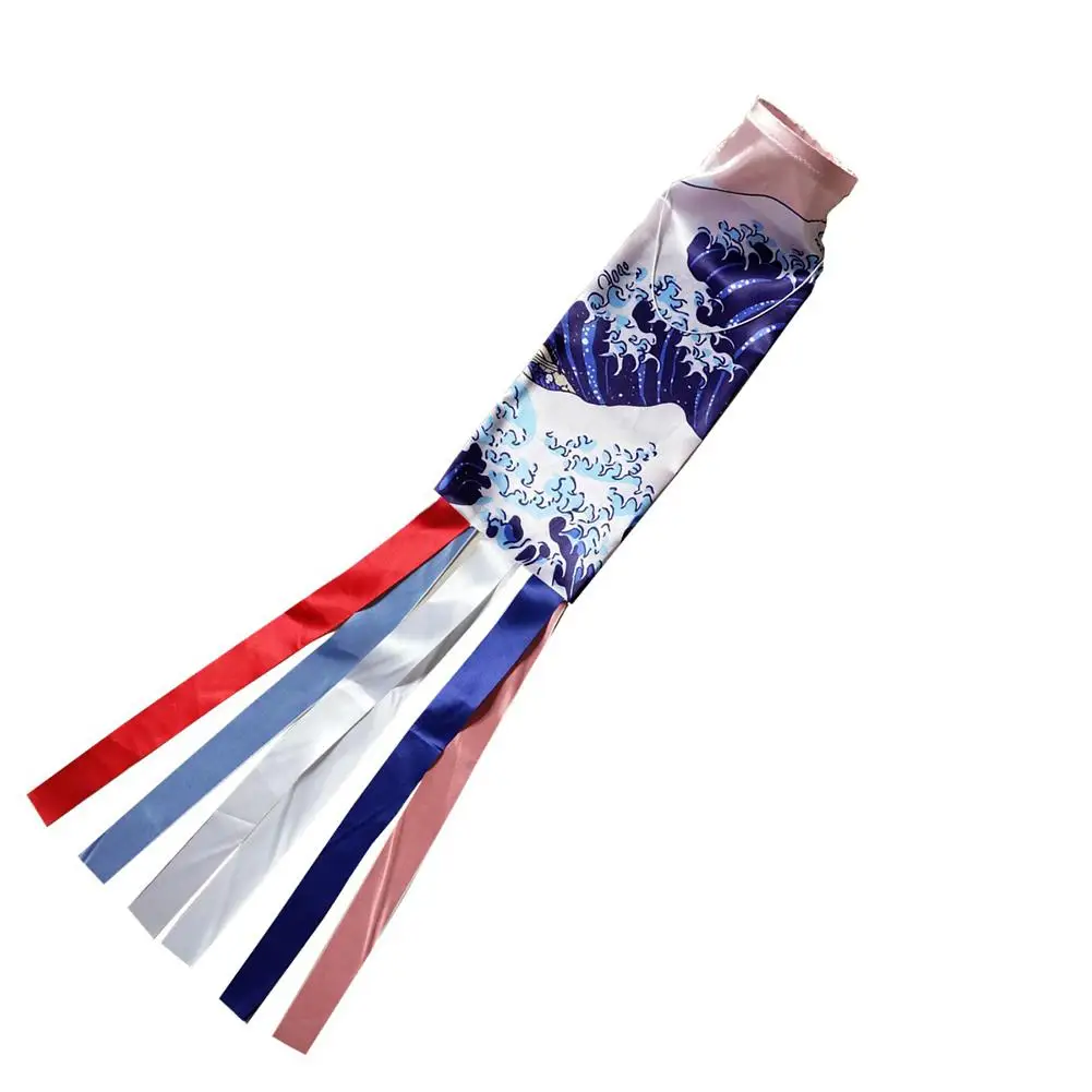 Новинка; водонепроницаемые яркие разноцветные носки Koinoboring Japaneses Carps Streamer Winds с изображением рыбных флагов; воздушный флаг для детей