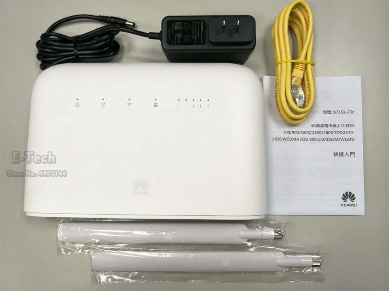 Разблокирована Huawei B715s 23c LTE Cat9 450 Мбит/с 4G Band 1/3/7/8/20/28/32/38 WiFi CPE VOIP B715