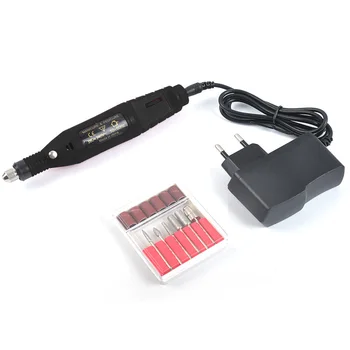 

1set Mini Nail Electric Drill Nail Art Power Drill Professional Manicure Pedicure Machine Cuticle Removing Tools Nail Tools