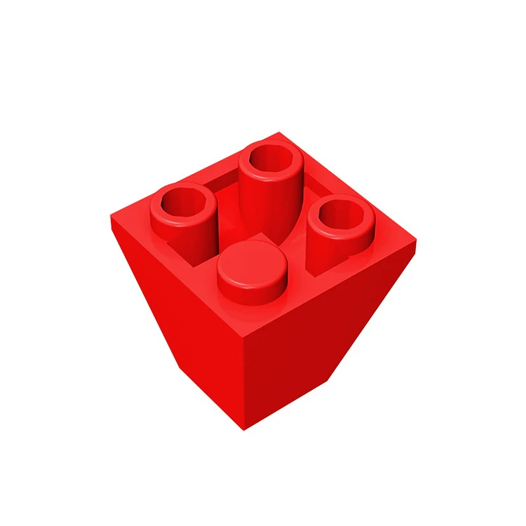 

10 шт., детали конструктора MOC, 3676 наклон, перевернутый 45 °, 2x2