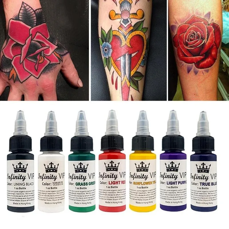 Tattoo Ink Pigment 30ml Natural Plant for Semi-permanent Eyebrow Eyeliner Lip Body Arts Paint tattoo ink tattoo ink pigment tattoo ink kit