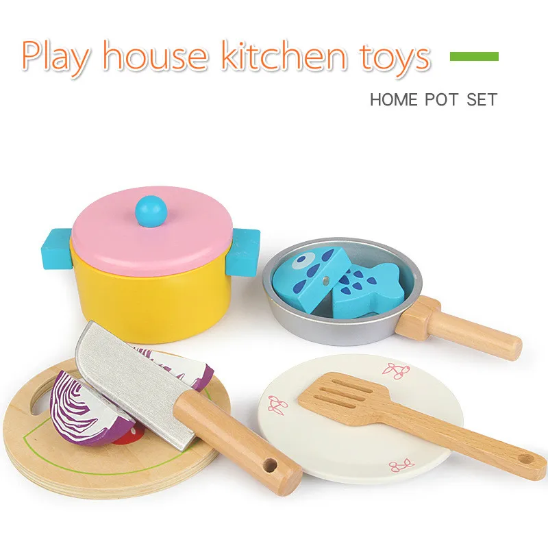 

Children's Play House Simulation Kitchen Toy Set for Boys and Girls Cooking Hot Pot Cooking Pizza Ingredients Toy Gifts