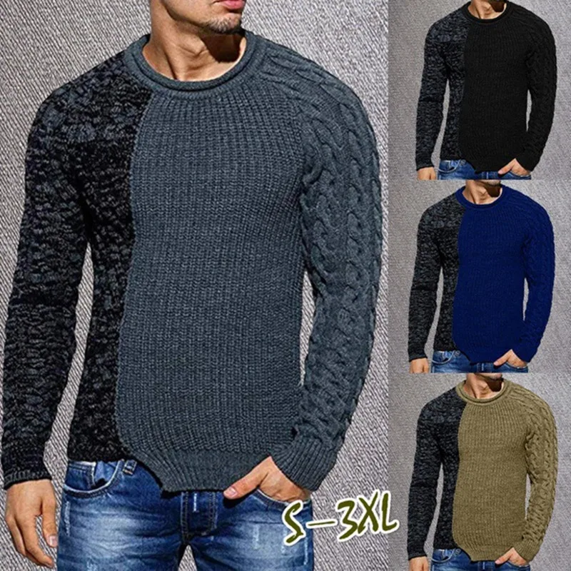 Бренд Ranberone, мужские свитера с круглым вырезом, индивидуальный цветной пуловер, тонкий свитер, универсальный пуловер, тонкий свитер