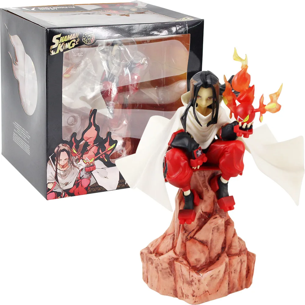 24cm with box 17-24 см ARTFX J аниме шаман король Yoh Asakura 1/8 ПВХ фигурка коллекция Фигурки игрушки для друга подарок - Цвет: 24cm with box