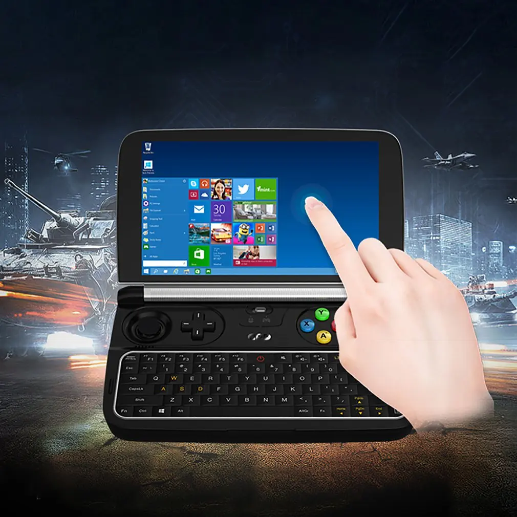 GPD Win2 геймпад ручной " Игровая консоль 8 ГБ+ 128 ГБ/256 г четырехъядерный двухдиапазонный сенсорный экран мини-ноутбук