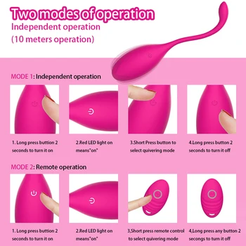 Safe Silicone Erotic Jump Egg Remote Control Female Vibrator Clitoral Stimulator Vaginal G-spot Massager Sex Toys for Couples 6