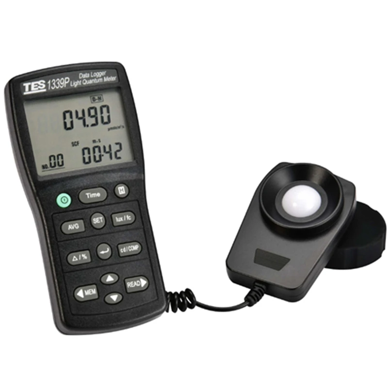 PAR Lux Meter PPFD Luminous Intensityการวัดการสังเคราะห์แสงควอนตัมขนาด