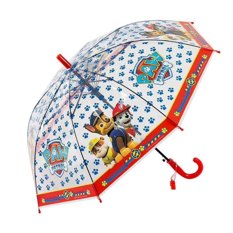 LDAJMW Горячая Прекрасный мультфильм зонтик для защиты от солнца школьников длинная ручка зонтик для детей девочек мальчиков подарки - Цвет: Бургундия