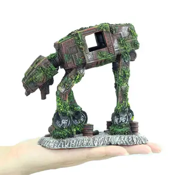 

Autobot Robot Dog Shape Aquarium Landscape Decorations Simulation Fish Tank Pet