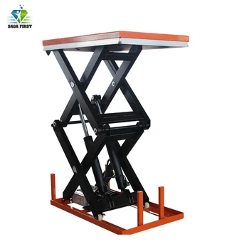 

Double Scissor Lift Table With European AC Power Packs