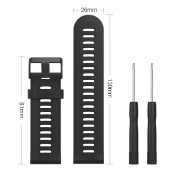 

Colorful 26mm Width Outdoor Sport Silicone wrist Strap Watchband Replacement bracelte watch for Garmin Fenix 3 3 HR watch Band