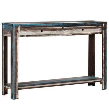 

vidaXL Console Table Solid Wood Vintage 118x30x80 cm