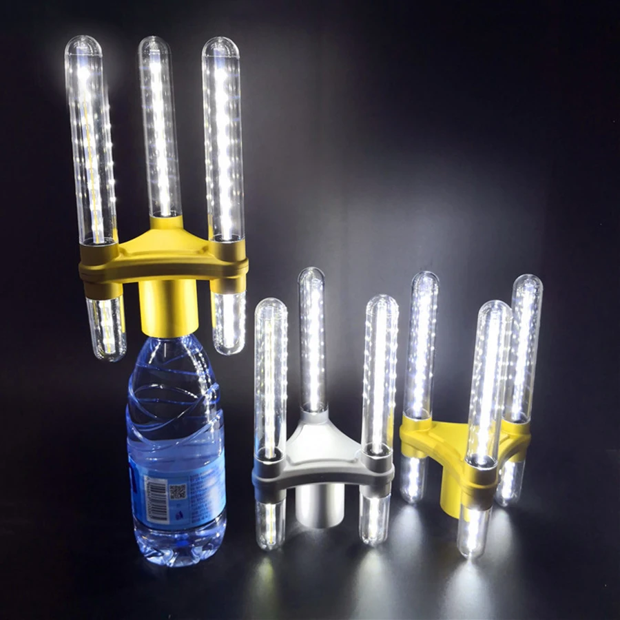 

Aluminum Bar Flashing Stick Strobe Baton Bar Champagne Wine Bottle Service Sparkler Glowing Stick Wine Cap Stopper Light