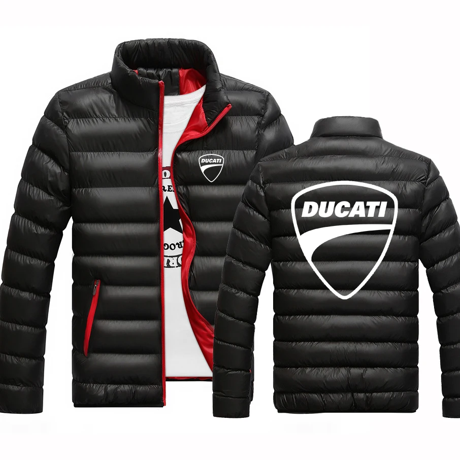 Новинка 2021 популярная однотонная уличная одежда Ducati Удобные куртки на молнии