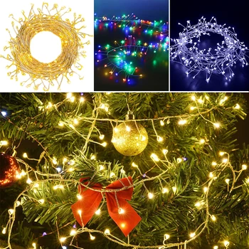 

Sale Home Wedding Decoration 100/200/400 LED Firecracker Fairy String Lights Christmas Lights for Party Home Garden Festival D30