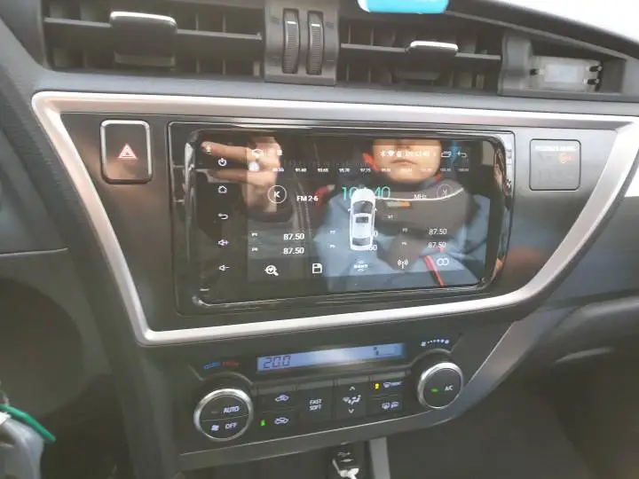 Android 9,0 радио магнитофон 8-ядерный Автомобильный мультимедийный gps навигации для TOYOTA Auris 2013 Полный сенсорный экран видео плеер+ рамка