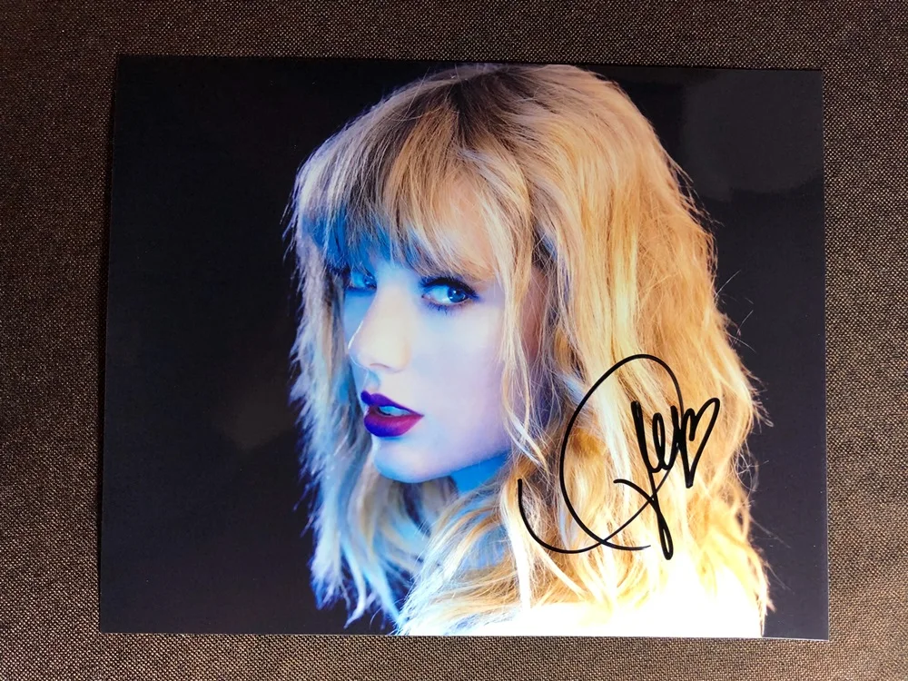 Подпись Taylor фото с автографом автограф ink8* 10 K-POP 102019A2
