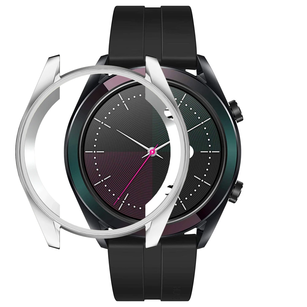 Бампер для huawei Watch GT элегантный 42 мм чехол TPU чехол тонкий протектор ультра-тонкий защитный чехол рамка