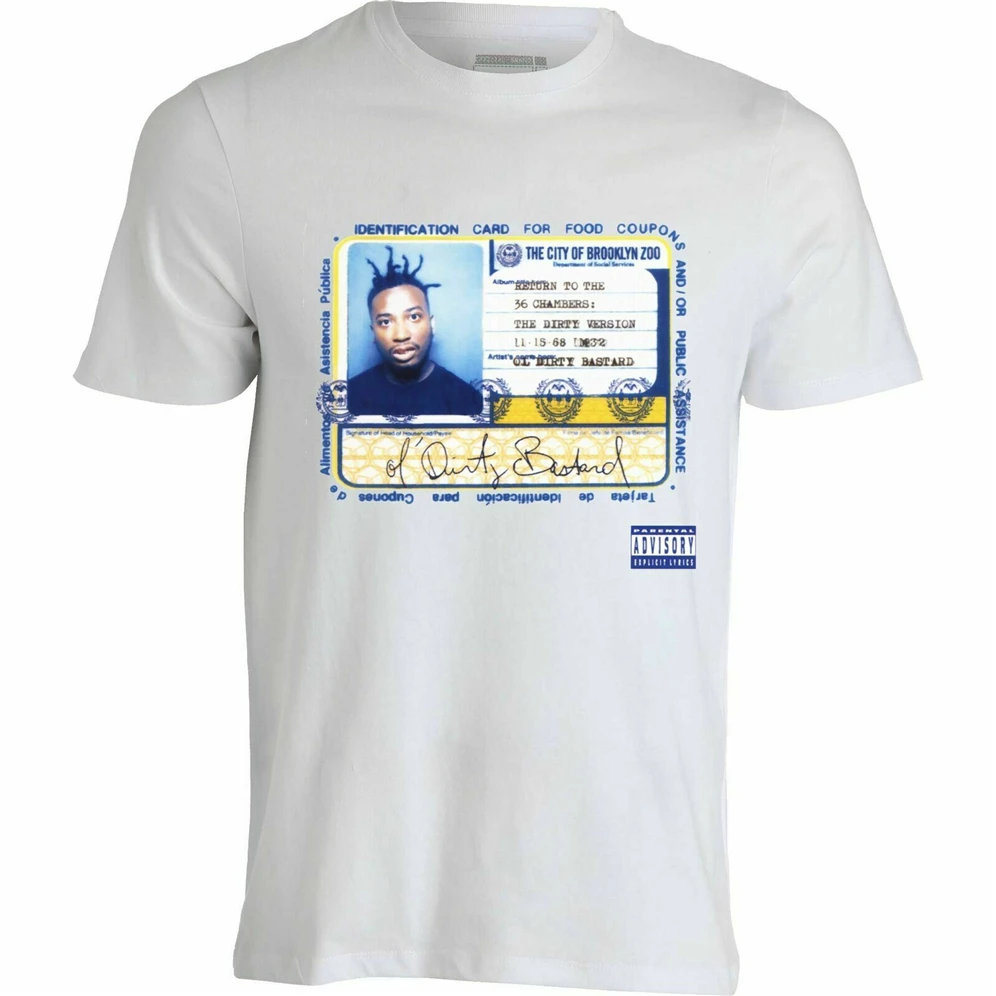 Odb Album Cover Ol Dirty Bastard Ticket For Food Men S T Shirt Size S 3xl Male Female Tee Shirt T Shirts Aliexpress
