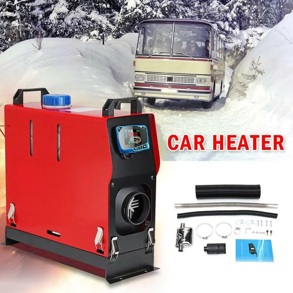 12V/24V 5/8KW Дизельный подогреватель воздуха 8000 Вт одно отверстие Все в одном ЖК