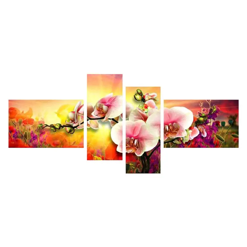 

5D Diamond Painting by Number Kit, 5 Sets of Splicing Painting Full Drill Rhines